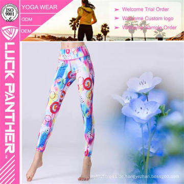 Gym Bekleidung OEM Qualität Fitness Polyester Spandex Frauen Leggings